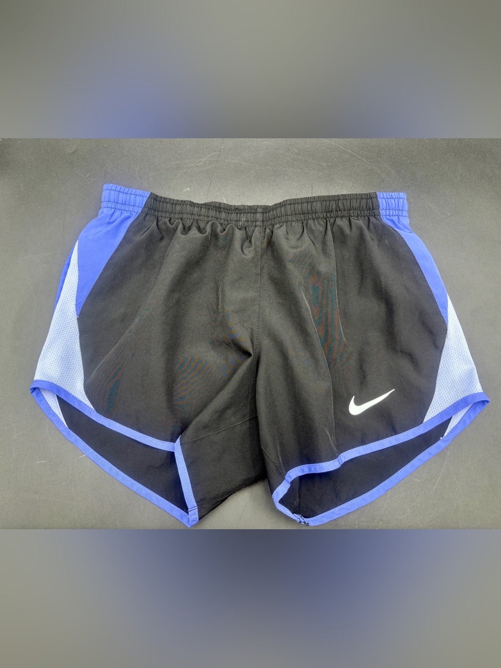 Nike Dri-FIT Black & Blue Running Shorts - Size XS